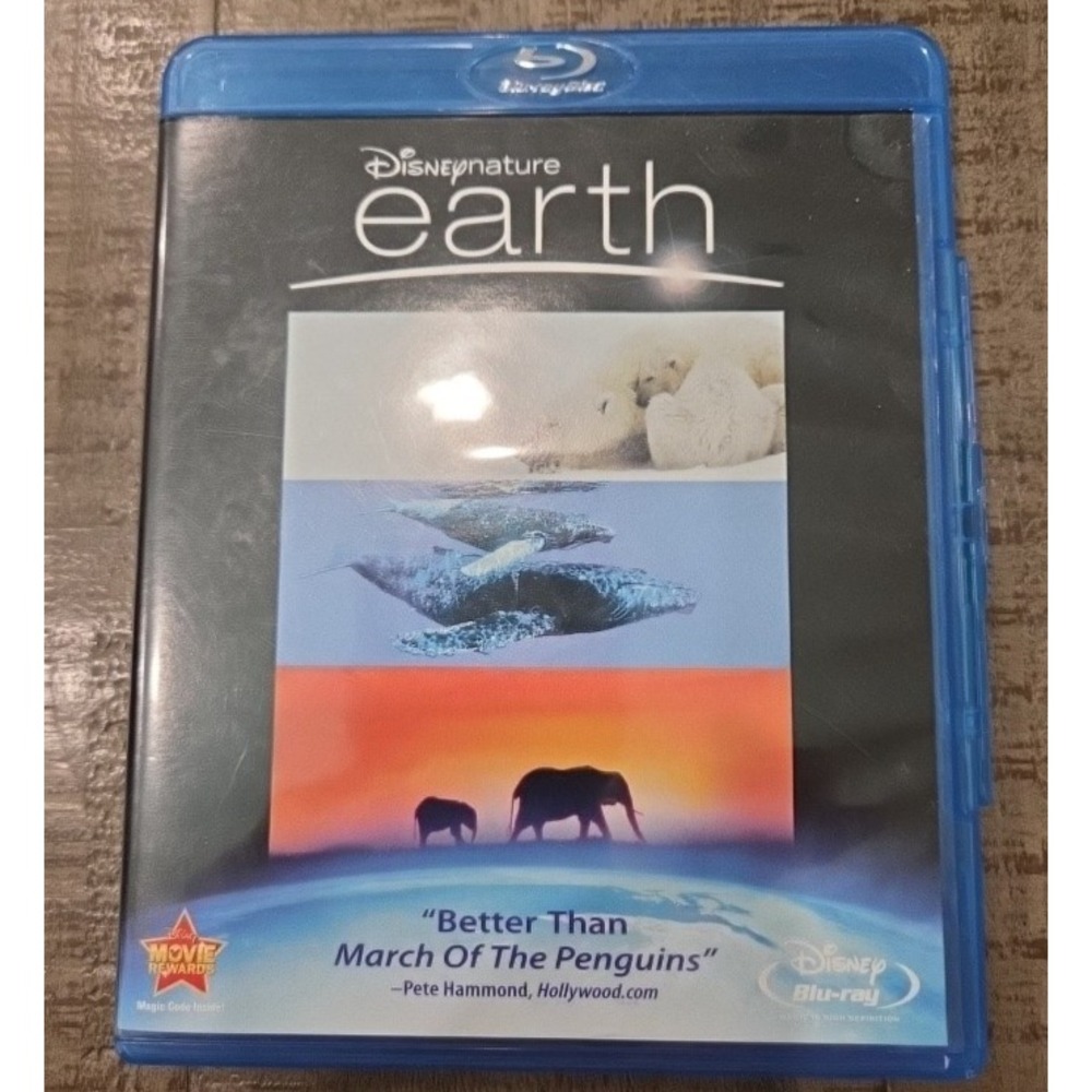 Disneynature Earth Blu-ray DVD 2007 Disney Nature Documentary James Earl Jones G
